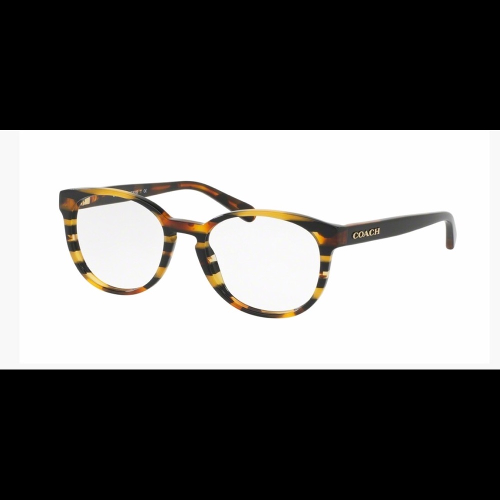 COACH tortoise glasses